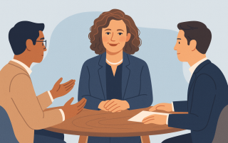 AI rendition of Arabella mediating - 10 things to know about my work as a mediator