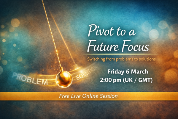 Pivot to a Future Focus session on 6th March at 2pm GMT online